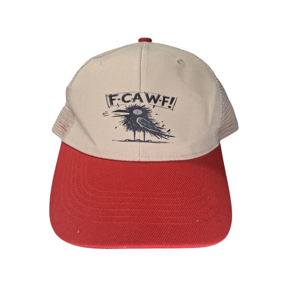 F caw F unbranded trucker hat